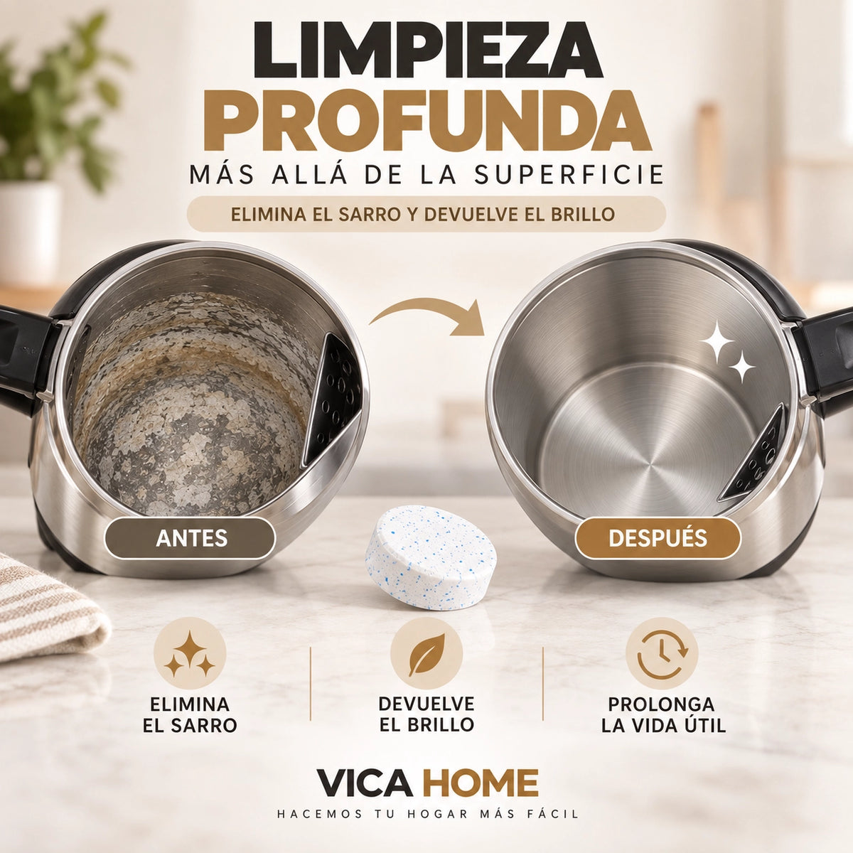 Pastillas Antisarro para Pava y Cafetera