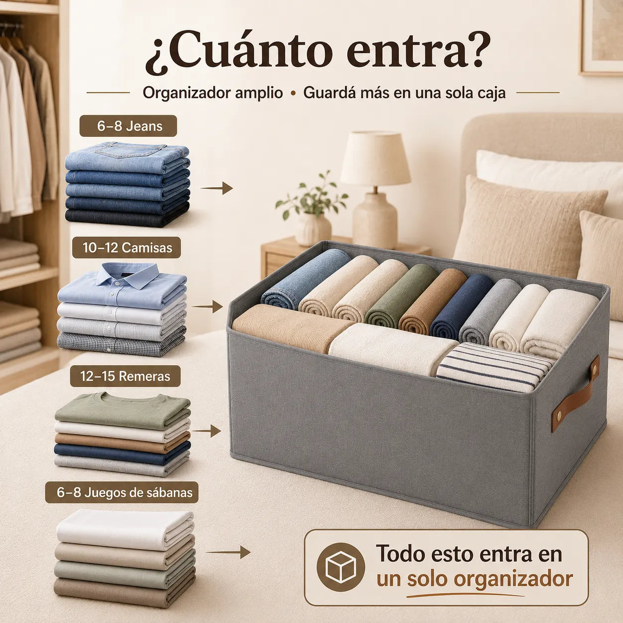3x1 MegaPack de Organizadores Plegables
