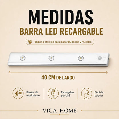 Barra Led 40 CM - Iluminá tu hogar en 5 minutos