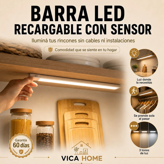 Barra Led 40 CM - Iluminá tu hogar en 5 minutos